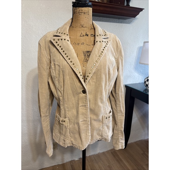 L.A. Blues Jackets & Blazers - Deluxe L.A.Blues womens Corduroy Blazer Studded Corduroy XL
